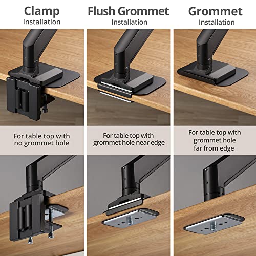AVLT Adjustable Reinforcement Plate Bracket Mount - Fragile Tabletop Black - color: Black