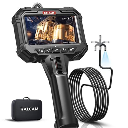 Ralcam Two-Way Articulating Borescope for Mechanic Automotive HVAC Wall - size: 10FT