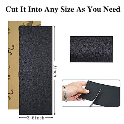 100 Pcs Wet Dry Sandpaper,80 to 5000 Assorted Grit - style: sandpaper-100 pcs