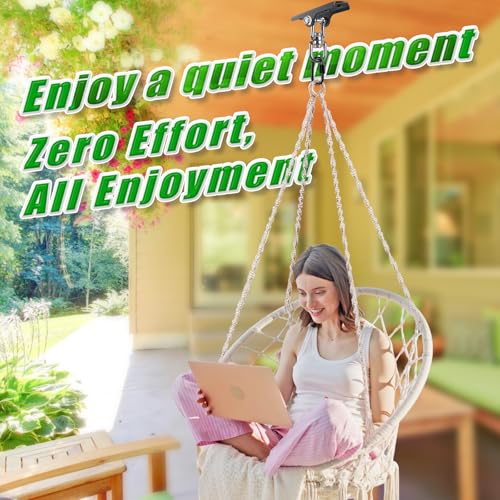 BeneLabel Swing Hanger 360° Swivel Swing Ceiling Mount 1000 LBS Capacity Hanging Chairs Hanger Punching Bag Mount Swing Hardware for Hammock Chair, Porch Swings, Aerial Silks, Gymnast Ring, Heavy Bag - color: 360° Swivel Dual U-ring Swing Hanger ( 1 Pack