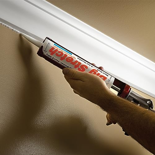 Sashco Big Stretch 10.5 oz High Performance Elastic Sealant, Sandstone (Pack of 1) - color: Sandstone