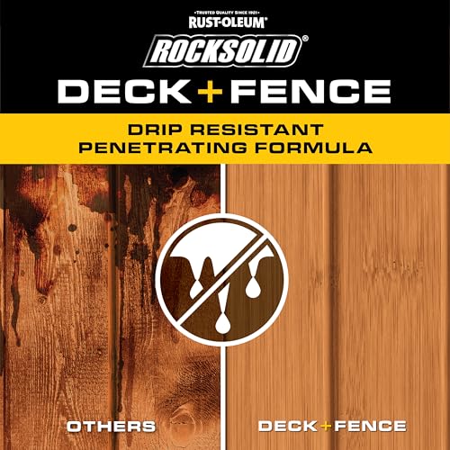 RockSolid Deck & Fence Natural Protective Stain & Sealer - color: Natural, size: 23 oz Aerosol (Pack of 6)