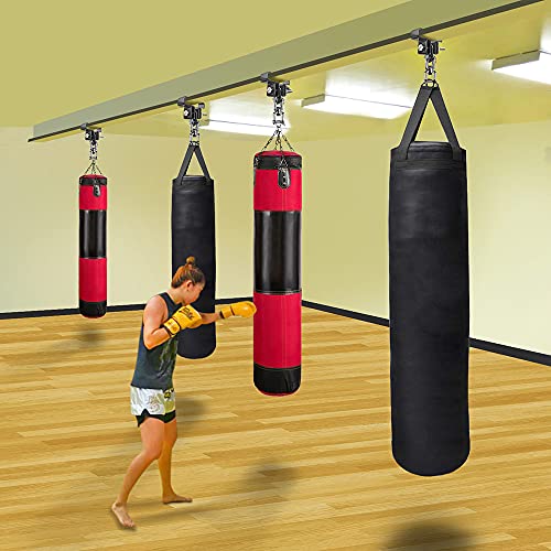 SELEWARE Boxing Punching Bag Hanger, Heavy Bag Bracket - color: I Beam Clamp with Open Swivel
