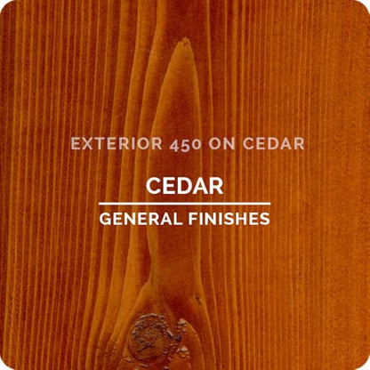 General Finishes Exterior 450 Water Based Wood Stain, 1 Quart, Cedar - color: Cedar, size: 1 Quart