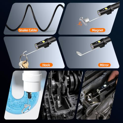 Endoscope Camera with Light for Android & iPhone, 1920P HD Borescope
