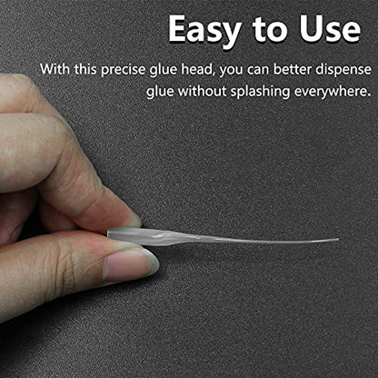 Bonsicoky Micro CA Glue Tips, 200Pcs, Precision Applicator Tips