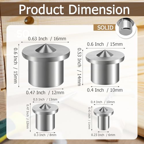 40 PCS Dowel Pins Center Point Set