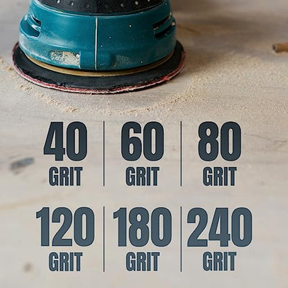POWERTEC 20 PCS 8 Inch PSA Sanding Discs - 80 & 120 Grit, Self Stick Adhesive Sandpaper, 8" for Drywall, Woodworking, Paint, Epoxy with Random Orbital and DA Sanders, 4x36 Belt Disc Sanders (110551) - style: 80/120 Grits