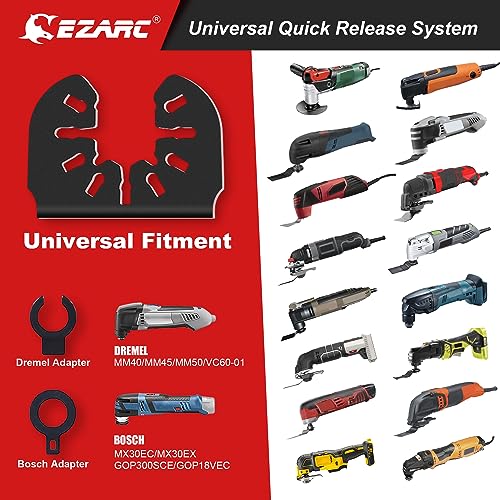 EZARC Oscillating Hook Knife Blades for Roofing Cardboard Carpet, 3-Pack - style: Hook Blade 3PCS