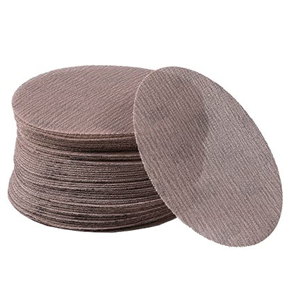 50-Pack 6" Ceramic Alumina Mesh Sanding Discs, 320 Grit Hook & Loop - style: P320 - 6 inch