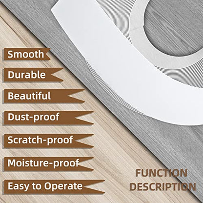 GSCIT Club White Melamine Edge Banding, 1 inch x 100ft Edge Banding with Hot Melt Adhesive Pre-glued Cabinet Edge Banding Flexible White Veneer Edging for Plywood - color: White, size: 1"x 100ft