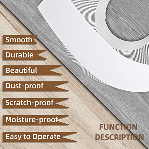 GSCIT Club White Melamine Edge Banding, 1 inch x 25ft Edge Banding with Hot Melt Adhesive Pre-glued Cabinet Edge Banding Flexible White Veneer Edging for Plywood - color: White, size: 1"x 25ft