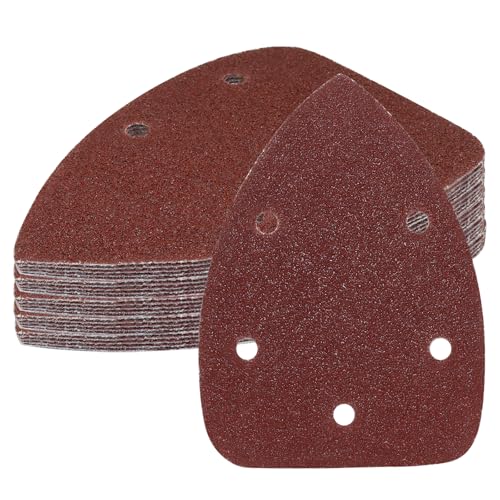 40 Grit Mouse Sander Sandpaper, 5 Hole, Pack of 25