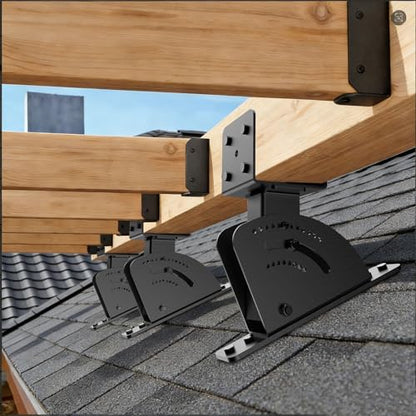 3Pcs 4x4/4x6 Heavy Duty Roof Riser Brackets Kit - style: pack of 3