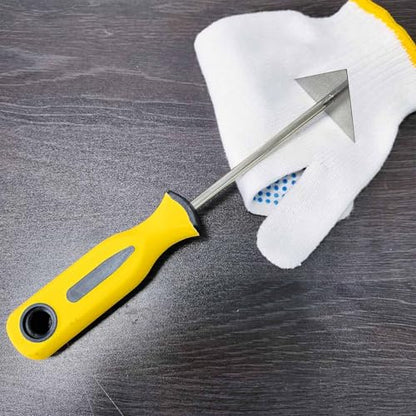 Stainless Steel Shave Hook with Rubber Handle