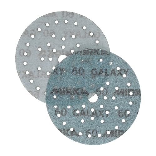 Mirka Galaxy Multifit 6'' Ceramic Sanding Discs 60 Grit Hook & Loop 50 Pack - size: Grit 60
