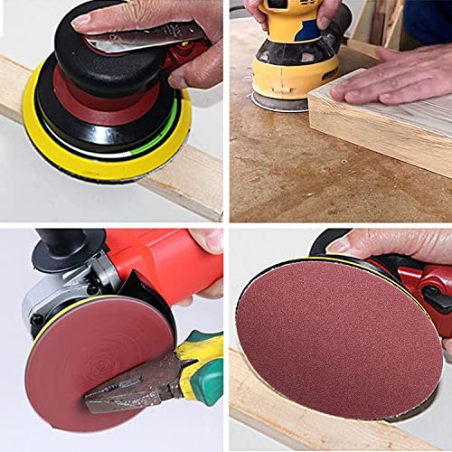 9 Inch PSA Sanding Discs, 40Grit, No-Hole Self Stick Aluminum Oxide, 10PCS - size: 40 Grit