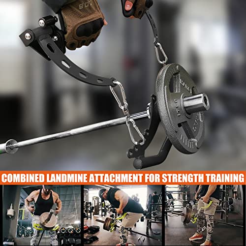 Adjustable Lat Pull down Bar, Cable Machine Attachments for Gym, Home Gym Fitness T-bar Row Pulldown Attachments, Lat Pull Down Machine Wide Grip Neutral Grip Handle - color: SP-B05