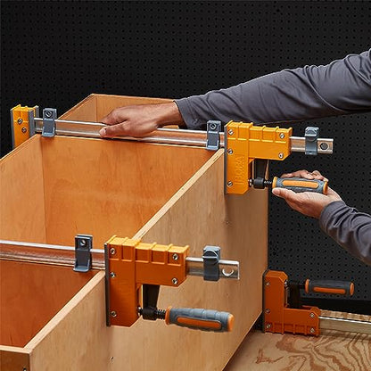 BORA 24" Parallel Clamp Set, 2 Pack of Woodworking Clamps with Rock-Solid, Even Pressure, 571124T - size: 24"