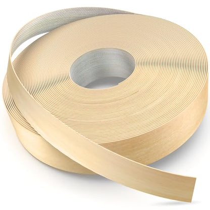 YANYE Birch Edge Banding, 3/4 inch x 50ft roll of Veneer Real Wood Edge Banding Pre-glued Flexible, Tape Banding - color: Birch, size: 3/4"x 50ft