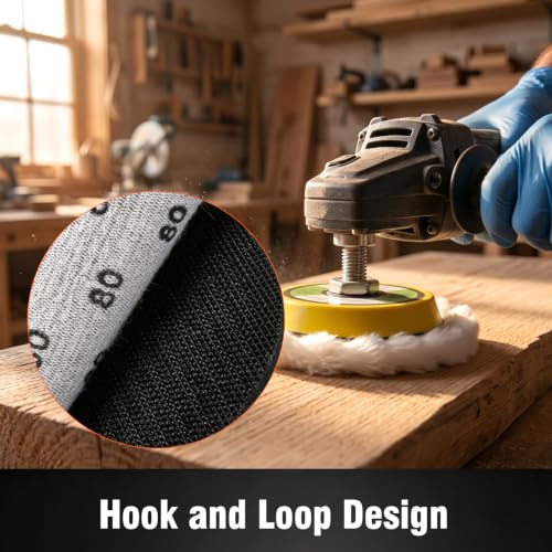193Pcs 2 Inch Sanding Discs Set, Hook and Loop Polishing Kit for Headlight Restoration, Wet Dry Buffing Pads for Metal, Wood, and Glass