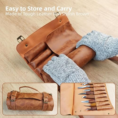 bellaDimora Wood Carving Kit 16-Piece