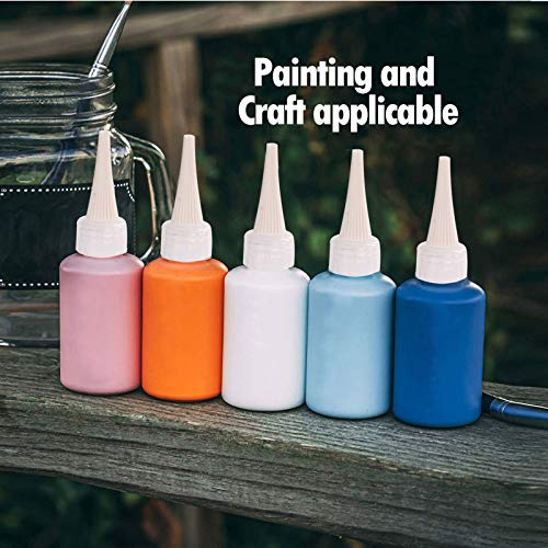 1 oz Needle Tip Squeeze Bottle with Funnel, Precision Tip Applicator Bottle