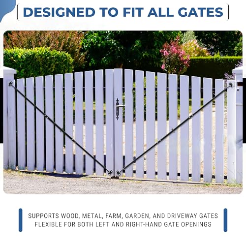 FEBTECH – 8' Telescopic Gate Brace - Heavy-Duty Powder Coated Carbon Steel