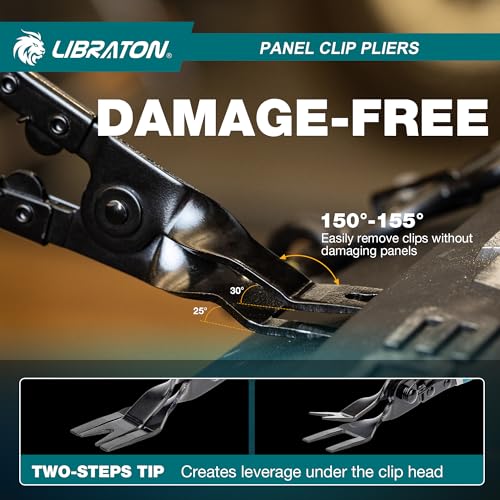 LIBRATON Panel Clip Pliers, Automotive Car Trim Removal Tool