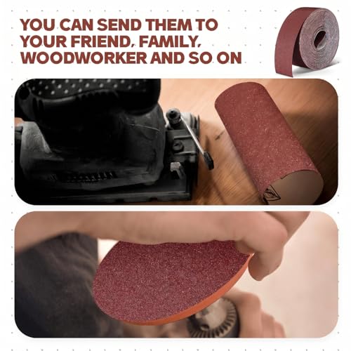 240 Grit Sandpaper Roll 3''x100 ft Long Continuous Emery Cloth Drum Sander Sand Paper Roll for Wood Furniture Finishing Metal Sanding Automotive Polishing, Wet and Dry Sanding, Aluminum Oxide - size: 240 Grit
