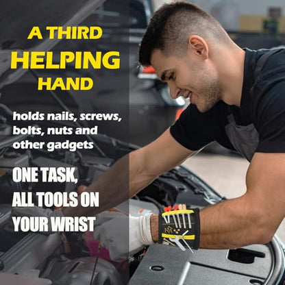 PPRAFDD Magnetic Wristband for Tools, Gift for Men Stocking Stuffers