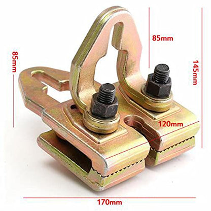Right Angle Universal Clamp, Auto Body Frame Repair Scissor Clamp Puller Car Collision Panel Tool Sheet Metal Dent Pulling Pounding Lifting Equipment