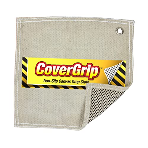 8 oz Canvas Safety Drop Cloth, 8' x 10', Off White - size: 8X10, style: 8 oz