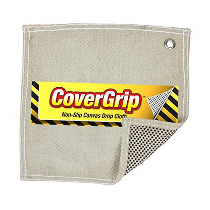 8 oz Canvas Safety Drop Cloth, 8' x 10', Off White - size: 8X10, style: 8 oz