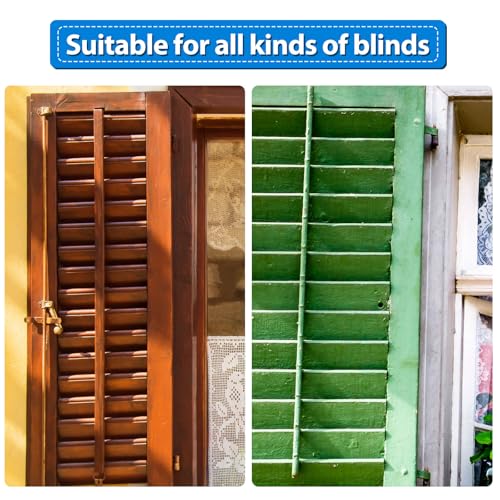 Jetec 40 Pcs Louvers Staples Plantation Shutter,0.6 X 0.19, 0.75 X 0.19 - size: 0.6 x 0.19", 0.75 x 0.19"