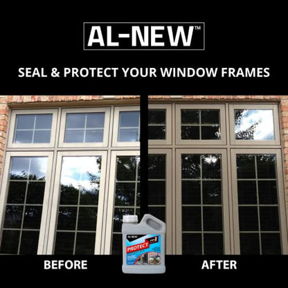 AL-NEW Step 2 Protect | Restoration Solution for Outdoor Patio Furniture, Garage Doors, Window Frames, Exterior Lights & Fencing (32 Ounce)