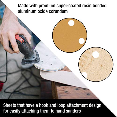 Dura-Gold Premium Triangle Oscillating Mouse Sanding Sheets - 600 Grit (Box - size: 600-Grit