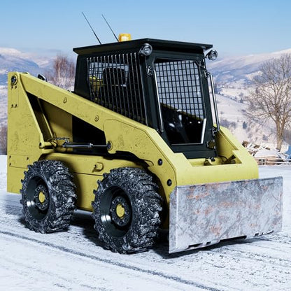 YITAMOTOR 3/8" Skid Steer Mount Plate Attachment for Kubota, Bobcat Tractor - size: 3/8 Inch