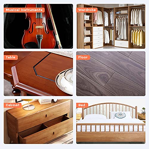 Wood Repair Kit – 31 Sets, Scratch Filler for Floors & Furniture - color: Walnut