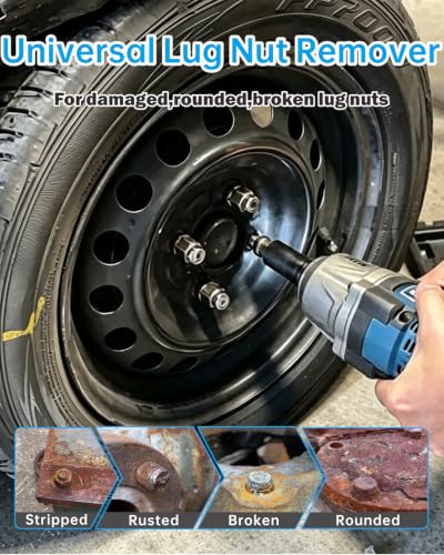 14pcs Large Lug Nut Extractor Socket Set 17-36mm Bolt Extractor - size: Large