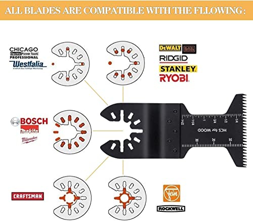 60PCS Oscillating Tool Saw Blades Universal Quick Release Blade Kit