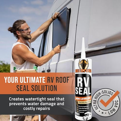BEEST RV Roof Lap Sealant, Non-Leveling Waterproof Caulk, 1-Pack - size: Pack 1