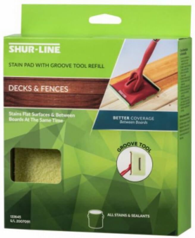Shur-Line 2007091 Deck & Fence Paint & Stain Pad Refill - Quantity of