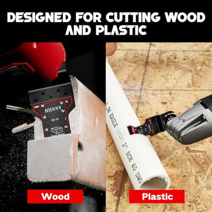 Japanese Tooth oscillating Tool Blade, 10 PCS Arc Edge Multitool Blades,Multi Tool Blades for Wood,Clean Cut for Wood Plastic
