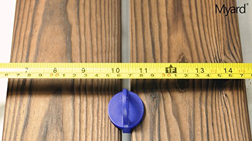 Myard 5/16 Inch Deck Board Jig Spacer Rings, 20 Packs Deck Spacers - size: Blue 5/16" (8mm)
