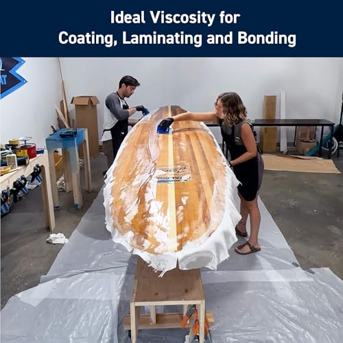 TotalBoat 5:1 Marine Epoxy Resin for Fiberglass & Wood - 1 Quart Kit, Slow - size: Quart, style: Slow