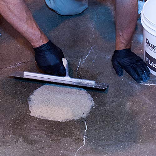 QuestMark 2105 Standard Epoxy Concrete Floor Patch and Resurfacer - 2 Gallon Unit, Natural - Fill and Repair Cracks, Holes, Pits and Spalling - color: Natural, size: 2 Gallon Unit