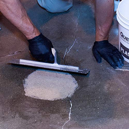 QuestMark 2105 Standard Epoxy Concrete Floor Patch and Resurfacer - 2 Gallon Unit, Natural - Fill and Repair Cracks, Holes, Pits and Spalling - color: Natural, size: 2 Gallon Unit