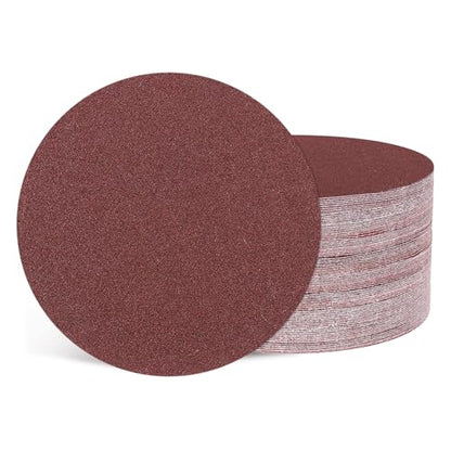 100Pcs Sanding Discs 3Inch 180Grit Hook and Loop Sandpapers Red - size: 3 Inch(180 Grit)