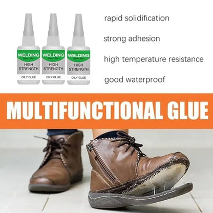 200ML Wood & Parquet Adhesive, Welding High-Strength Oily Glue, Universal Super Glue Gel, Instant Bonding, Strong Adhesion, Repairs Last Long Time for Metal, Wood, Ceramics,Leather, Glass(50g/4PCS) - color: clear 4PC